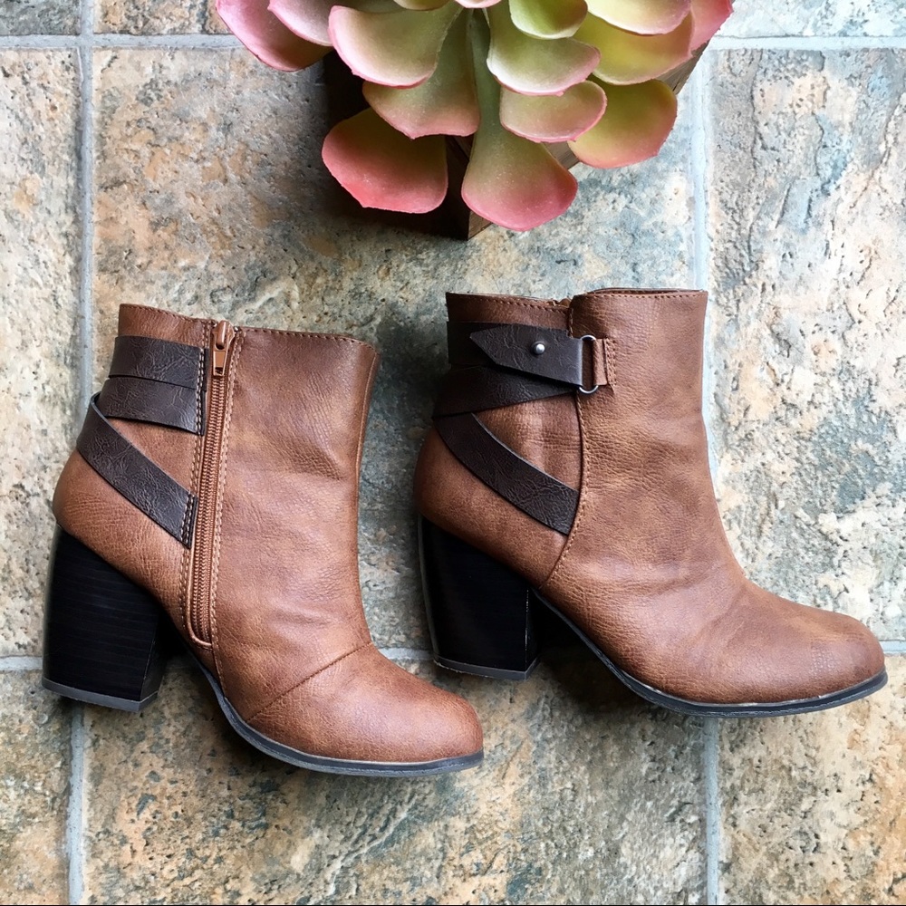 Charlotte Russe Brown Booties